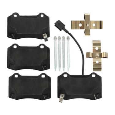 Imagem de Conjunto de pastilhas de freio traseiras 980156007 de substituição para Maserati Quattroporte S/Sport GT 2007-2022, Ghibli S Q4 2014-2022, GranTurismo S 2008-2018 substitui 673005730 pastilhas de