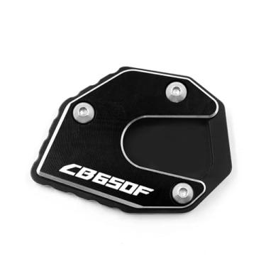 Imagem de Acessórios para motocicletas Placa de extensão para descanso lateral, placa ampliadora, suporte para descanso lateral, para CB650F CBR650F CB500F CB500X NC700D