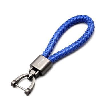 Imagem de jininshengxindianzi Compatible With XJ6 2009-2015 XJ6N XJ6 N DIVERSION CNC Aluminum Key Case Key Cover Cap Motorcycle Accessories With Logo XJ6 2023(Keychain Blue)