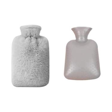 Imagem de Bolsa De Água Quente De Veludo De Coelho De Imitação À Prova De Explos