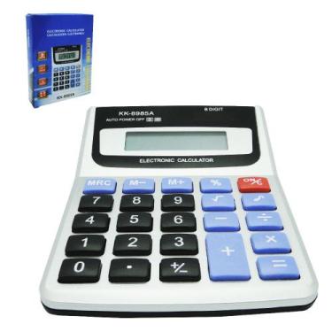 Imagem de Calculadora eletronica 8 digitos com som a bateria 13x9,5cm - MOHNISH