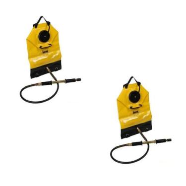 Imagem de 02 Mochila Flexível Costal Anti-Incêndio Amarela 21L 4312000 Guarany