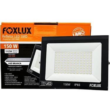 Imagem de Refletor LED 150W 6.500K Bivolt Luz Branca Foxlux