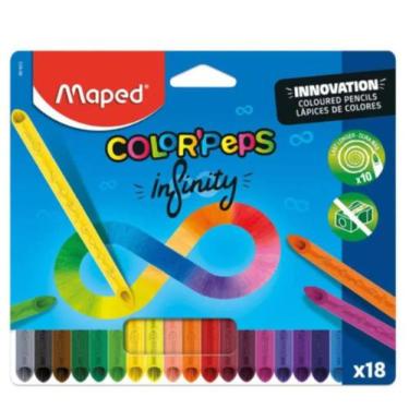 Imagem de Lapis de Cor colorpeps infinity 18 cores 861622 - MAPED, 3
