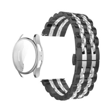 Imagem de Pulseira De Aço Inoxidável Para Samsung Galaxy Watch 40 44mm Com Prote