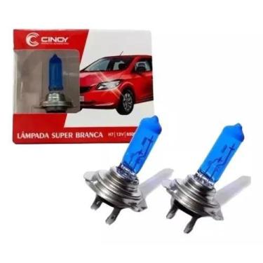 Imagem de Par lampada h7 12v 55w cinoy 8500k super branca