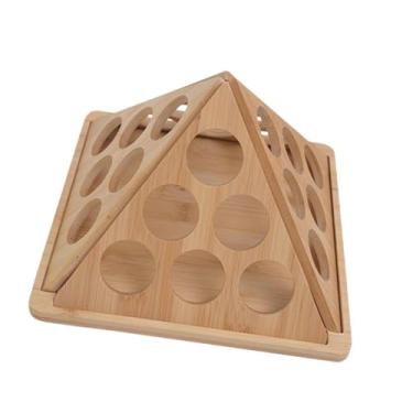 Imagem de SiaBiced Porta-copos de Bambu, Porta-cápsulas de Café, Organizador de Armazenamento para Casa, Cozinha, Escritório, Organizador Prático de Copos