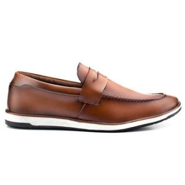 Imagem de Sapato Loafer Masculino Social Sem Cadarço Mocassim Slip On Resistente-Masculino