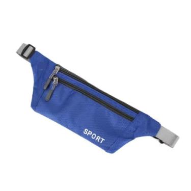 Imagem de Pochete Esportiva Ultra Slim Unissex | Design Compacto, Resistente à Água, Ajustável, Ideal para Corrida e Academia (Azul R:oyal)