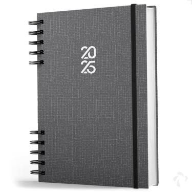 Imagem de Agenda Capa Dura Executiva E Organização Pessoal Cinza