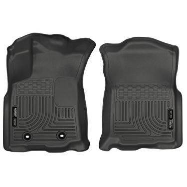 Imagem de Husky Liners 13951 serve para Toyota Tacoma cabine dupla/acesso 2016-17 – Tapetes dianteiros de transmissão automática, preto