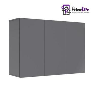 Imagem de Armario Aereo 3 Portas Suspenso Cozinha Lavanderia - LOJAS PRIMELAR, C