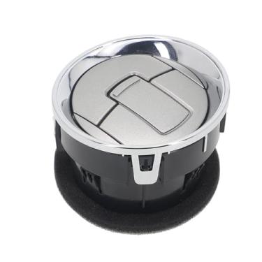 Imagem de NEVOSA Painel interno frontal AC Heat Air Vent Duct Louvre Chrome Set compatível com Ford F-150 Lobo 2009 2010 2011 2012 2013 2014 Replace# 9L3Z-19893-CA CL3Z-19893-EA