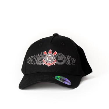 Imagem de Boné Supercap Corinthians Silk Frontal e Lateral Dora-Unissex