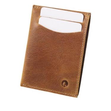 Imagem de Carteira Masculina Couro Legítimo Slim Cartão Recife Couro50