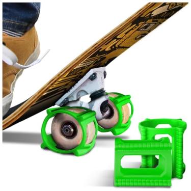 Imagem de Truques de skate rápido - perfeito para iniciantes completos e além. Rápido, seguro e fácil - Acessórios de skate para rodas (verde)