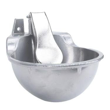 Imagem de aqxreight Tigela de Bebedouro Automática para Gado, Liga de Fácil Instalação, Calha de água Potável para Porcos, Cabras, Ovelhas, Gado na Rega, Reduzindo para Fazenda, Tigela Fácil, água Automática,