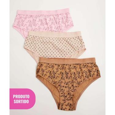 Imagem de Calcinha Sortida Feminina Cintura Alta Marisa-82498, Sortido, M