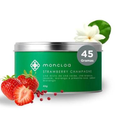Imagem de Chá Verde Strawberry Champagne Moncloa Lata 45g