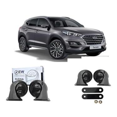 Imagem de BUZINA AUTOMOTIVA CARACOL (PAR) GRAVE/AGUDO PARA TUCSON 2018 EM DIANTE - TIGER AUTO