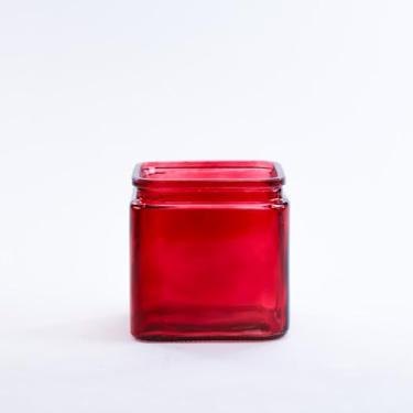 Imagem de WGVI Vasos de vidro clássicos vermelhos de 12,7 cm para buquês de flores, buquês de centro de mesa ou arranjos florais grandes, decoração de casa, evento de casamento, 1 peça