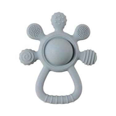 Imagem de Mordedor De Silicone Em Formato De Coelhinho Para Bebês, Brinquedo De 