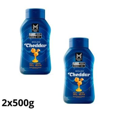 Imagem de Kit 2 molho de queijo cheddar members mark 500g importado  cremoso, in