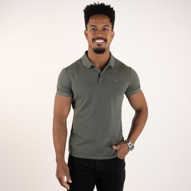 Imagem de Camisa Polo Ellus Classic Verde Oliva-Masculino