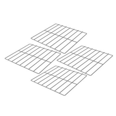 Imagem de Kit 4 Grades Cromadas 35x35 Para Fornos Prp-004/008 Fcsb4e Fcv35 - Pro