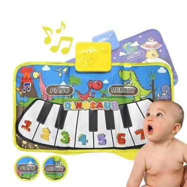 Imagem de Tapete Piano Infantil Brinquedo Educativo Musical com Teclado Interati