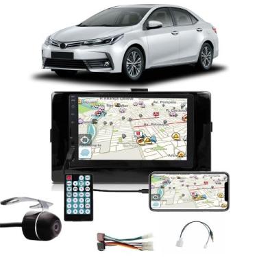 Imagem de Multimídia Toyota Corolla 2017 2018 2019 Espelhamento Bluetooth USB SD