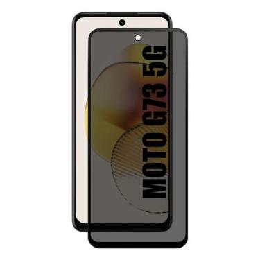 Imagem de Película Privacidade 3d Para Motorola Moto G73 5g Anti Spy - Xmart