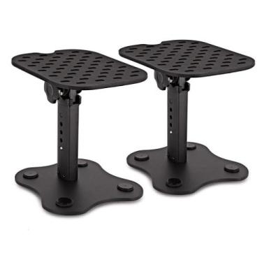 Imagem de Mini Pedestal,suporte,estante de MESA P/ monitor De Referência c/ ajus