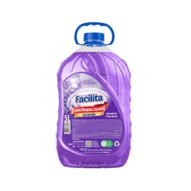 Imagem de Facilita Lava Roupas Líquido Lavanda 5L Audax