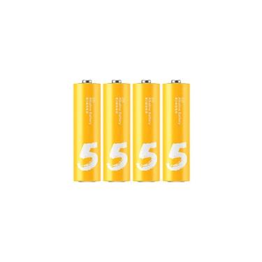 Imagem de Pilha Alcalina AA 4 Unidades Amarelo com Tecnologia Antivazamento Xiaomi