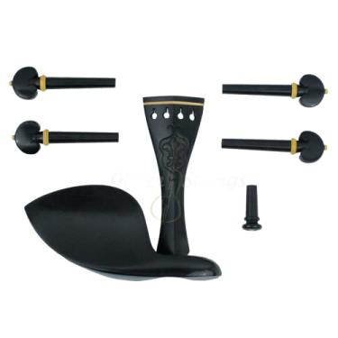 Imagem de Montagem Trabalhado Ébano Para Violino 4/4