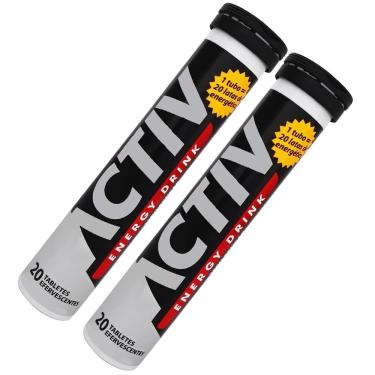 Imagem de Kit 2 Activ Energy Drink Eurovit 20 Tabletes