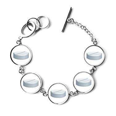 Imagem de DIYthinker Pulseira com padrão de produtos de cuidados com a saúde da White Pill