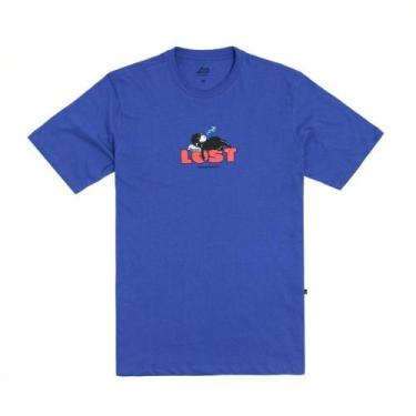 Imagem de Camiseta Lost Sleeping Masculina Azul - ...Lost