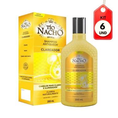 Imagem de Kit C/06 Tio Nacho Shampoo Antiqueda Clareador 200ml
