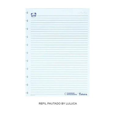 Imagem de Refil Pautado Luluca Médio 50fls - Caderno Inteligente