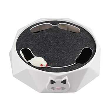 Imagem de Brinquedos Interativos Ajustáveis ​​do Gato Dos Brinquedos Do Gato De 2 Velocidades Para Gatos Internos, Bolas Automáticas Do Brinquedo Do Gato, Brinquedos Do Gatinho Da Emboscada Dos Ratos