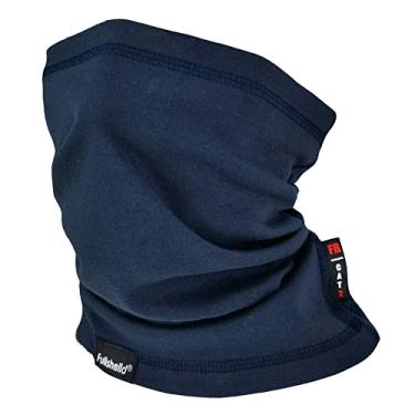 Imagem de Fullsheild Polaina de pescoço FR CAT2 Retardante de chamas máscara de rosto inteiro cobertura de Snood para soldagem elétrica, indústria de energia, estação de gasóleo, azul marinho, tamanho único