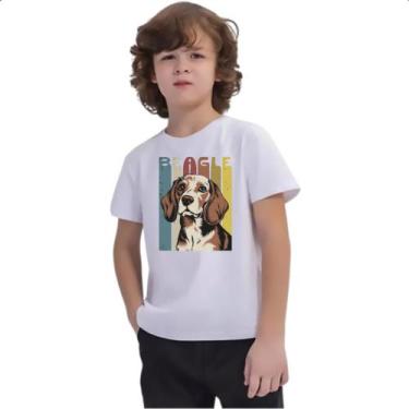Imagem de Camiseta Infantil Beagle Retro Vintage - Alearts