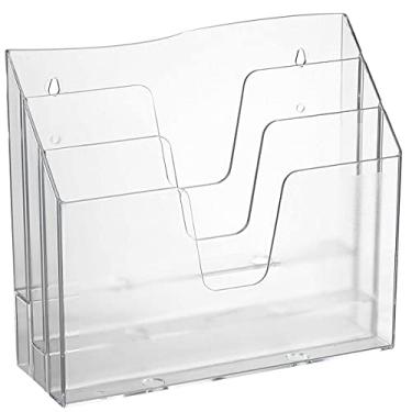 Imagem de ORGANIZADOR DE DOCUMENTOS TRIPLO DELLOCOLOR CRISTAL, DELLO, 3055H.0003, Cristal, pacote de 3