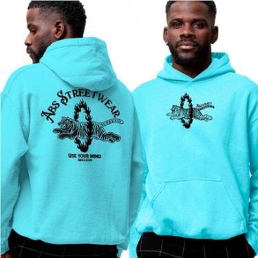 Imagem de Blusa Moletom Com Capuz‎ Tiger Abs Streetwear Since 2019-Unissex