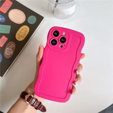 Imagem de Capa de telefone onda encaracolada de cor sólida para Xiaomi para Redmi Note 7 8 Pro Note 9 para Xiaomi 11 Lite A2 A1 Mi 8 9A Capa traseira de silicone macio, rosa, para Redmi 11A