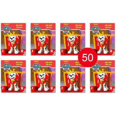 Imagem de Kit 50 Livrinhos Patrulha Canina Rei por um Dia Lembrancinha de Festa 