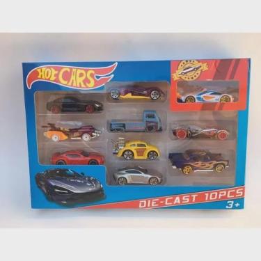 Imagem de Kit Coleção Carrinho De Ferro Com 10 Peças - Fun Game