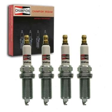 Imagem de 4 velas de ignição Champion Iridium compatíveis com Mitsubishi Galant 2.4L L4 2004-2012